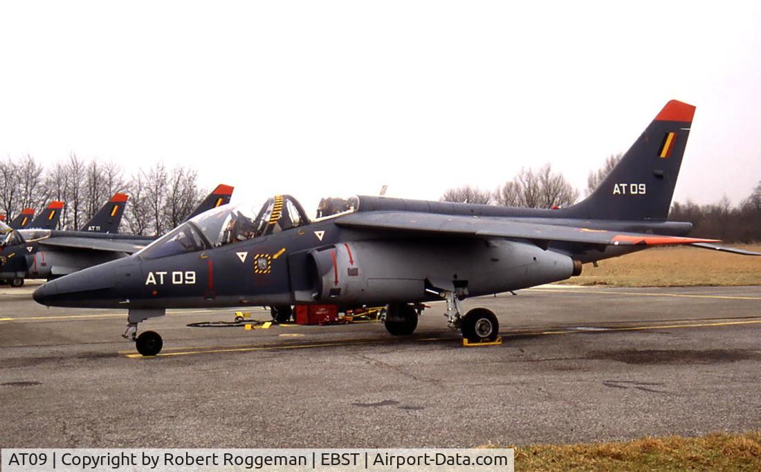 AT09, Dassault-Dornier Alpha Jet 1B C/N B09/1027, 1990's.
