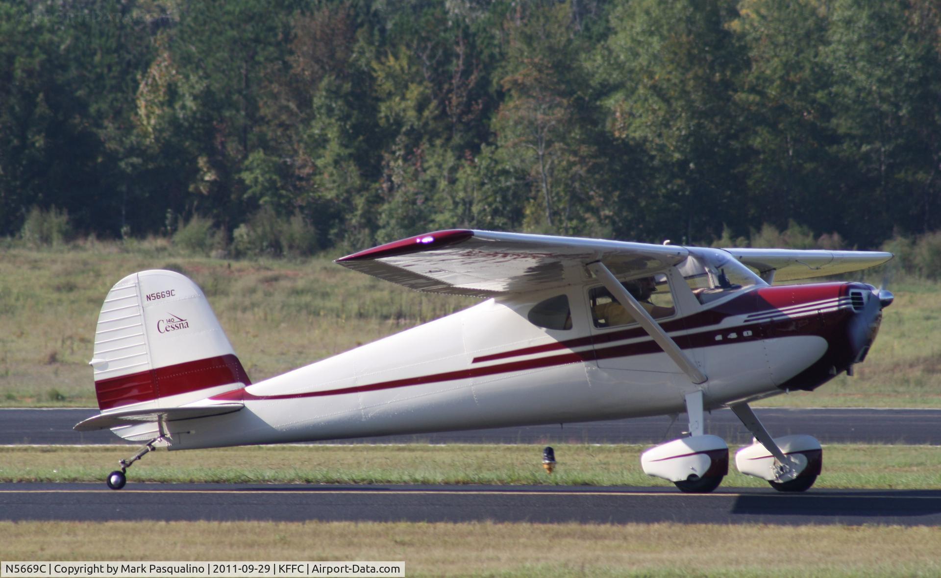 N5669C, 1950 Cessna 140A C/N 15625, Cessna 140A