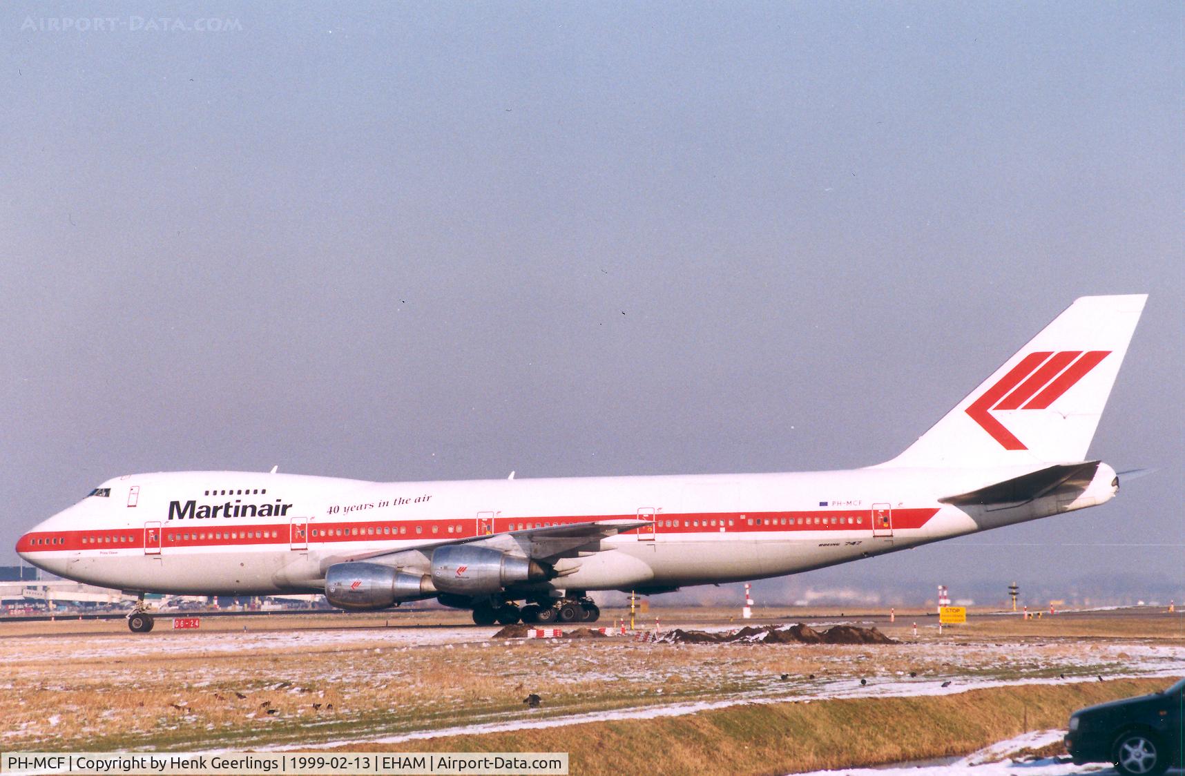 PH-MCF, 1988 Boeing 747-21AC C/N 24134, Martinair , with spcl logo 