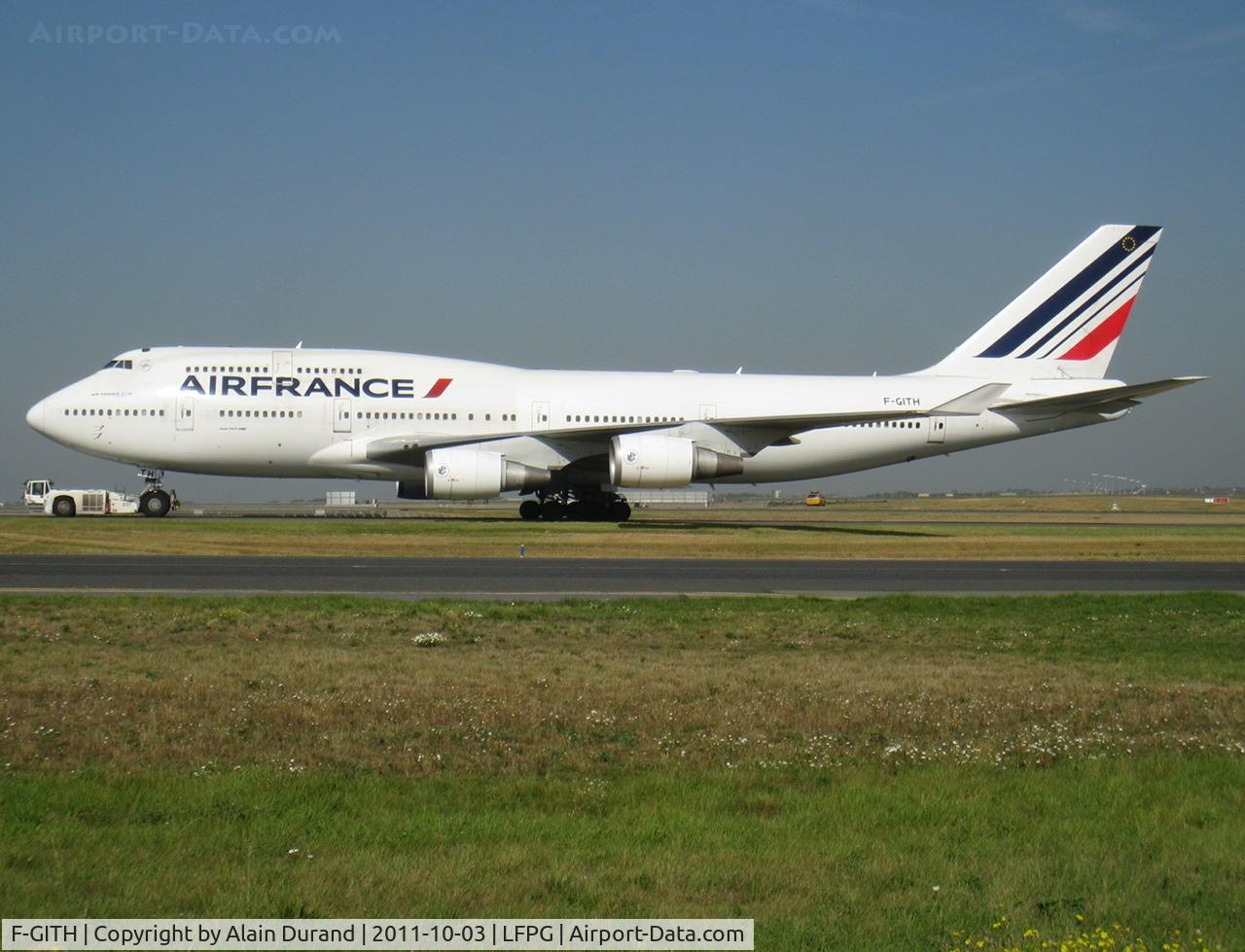 F-GITH, 2003 Boeing 747-428 C/N 32868, 747 #1325 is one of seven 744s leased to the airline by ILFC