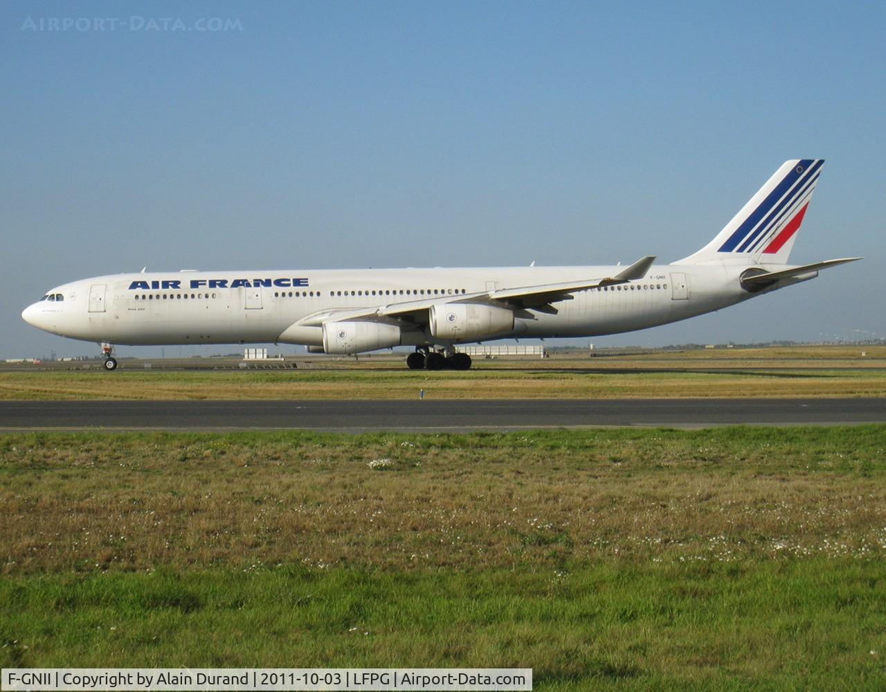 F-GNII, 2001 Airbus A340-313X C/N 399, India-India recently celebrated 10 years in the air, all completed by serving AF which is set to return the a/c to ILFC very soon. The aircraft is due to be transfered to Aerolineas Argentinas along with sister-ship F-GNIH