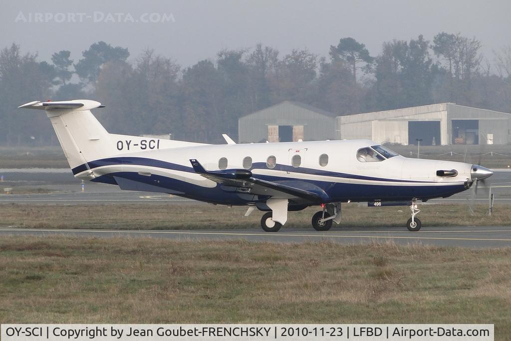 OY-SCI, 2003 Pilatus PC-12/45 C/N 496, au roulage