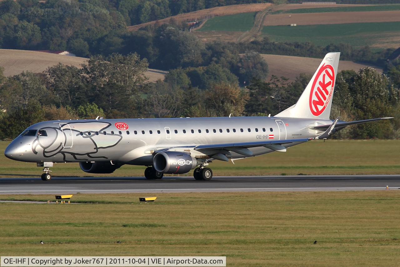OE-IHF, 2011 Embraer 190LR (ERJ-190-100LR) C/N 19000420, NIKI