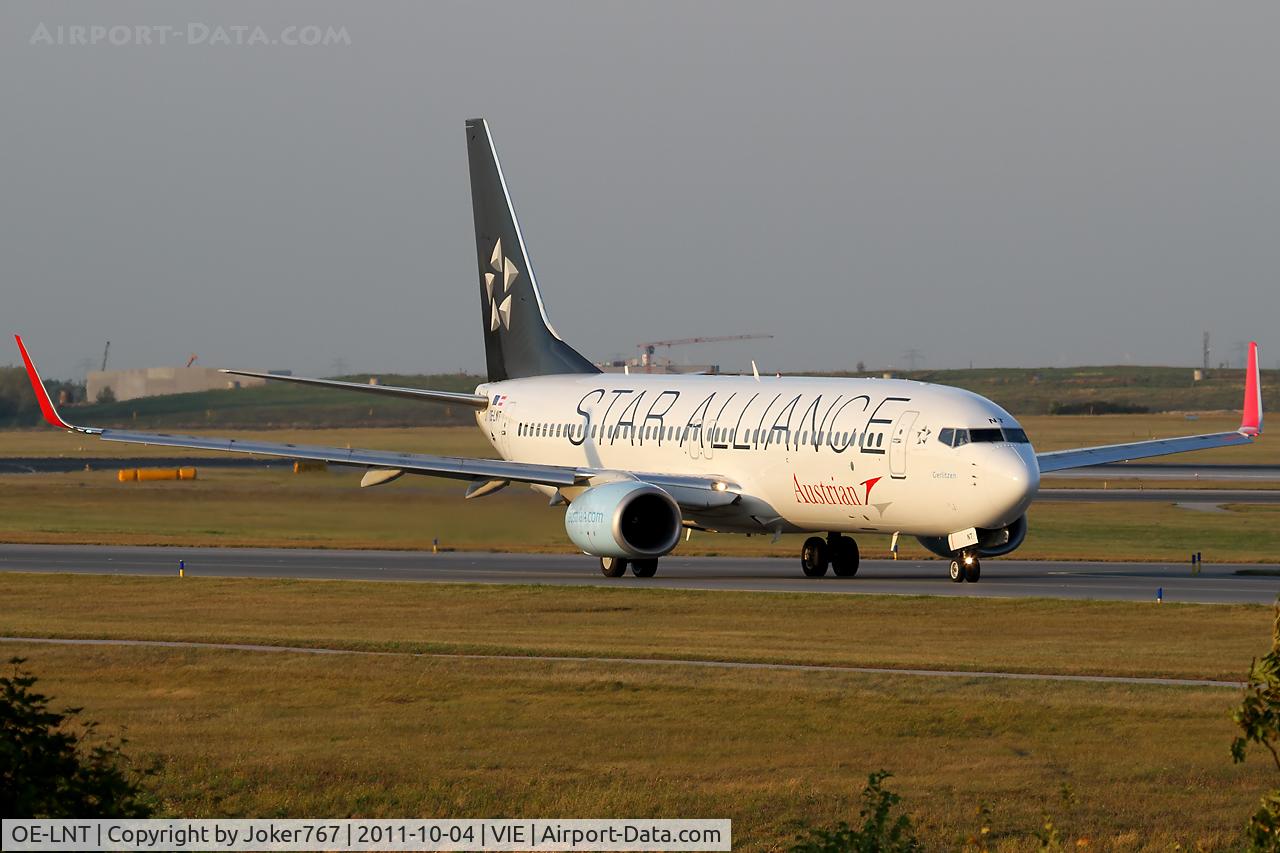 OE-LNT, 2006 Boeing 737-8Z9 C/N 33834, Austrian Airlines