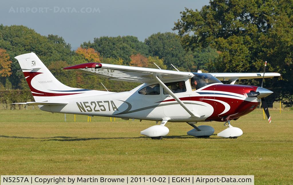 N5257A, Cessna 182T Skylane C/N 18282181, SHOT AT HEADCORN