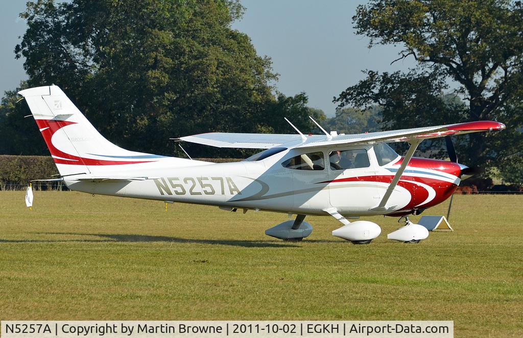 N5257A, Cessna 182T Skylane C/N 18282181, SHOT AT HEADCORN
