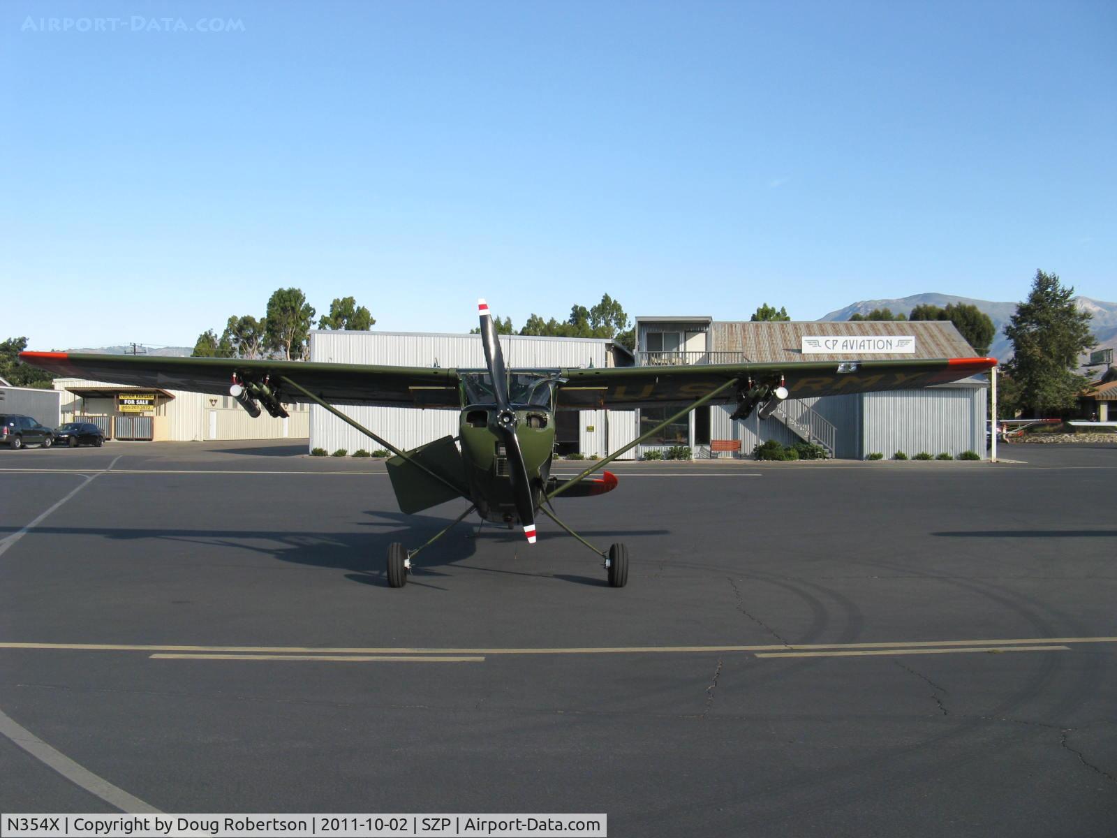N354X, 1957 Cessna L-19E Bird Dog C/N 24512, 1957 Cessna L-19E BIRD DOG, Continental O-470-11B 213 Hp