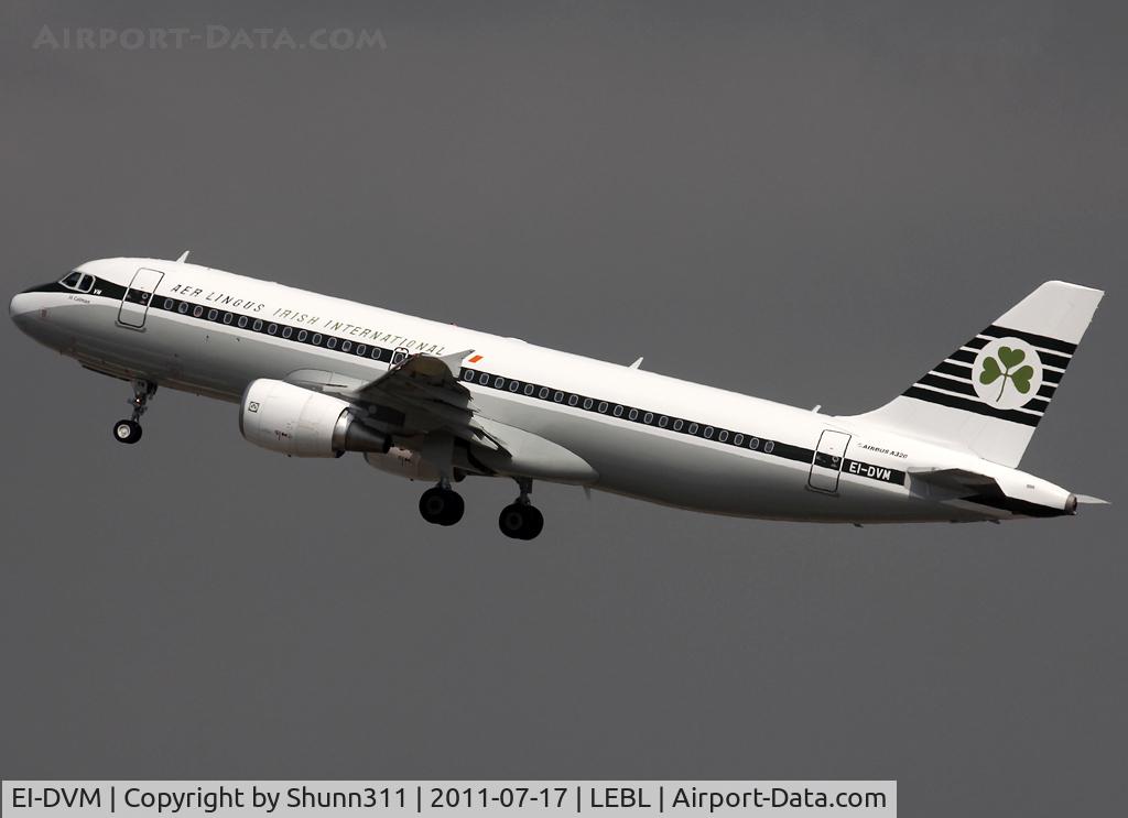 EI-DVM, 2011 Airbus A320-214 C/N 4634, Taking off from rwy 25L in retrojet c/s