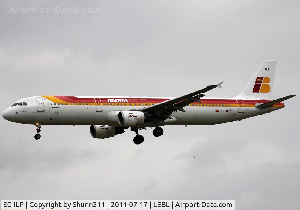 EC-ILP, 2002 Airbus A321-211 C/N 1716, Landing rwy 25R
