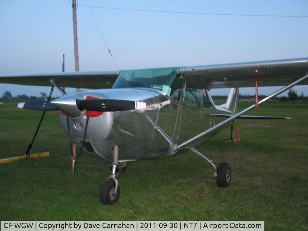 CF-WGW, 1967 Cessna 172H C/N 17256511, CF-WGW parked at Picton, Ontario
