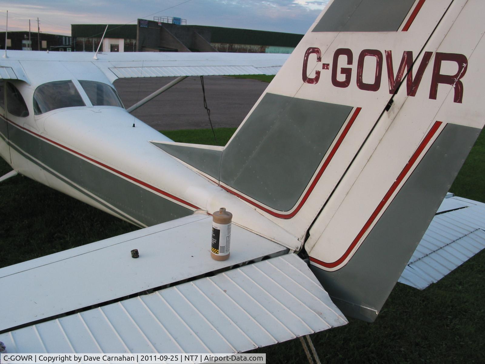 C-GOWR, 1966 Cessna 172G C/N 17253748, This aircraft was recently sold to Dave Carnahan of Trenton, Ontario. The aircraft is now based out of Picton, Ontario (NT7).