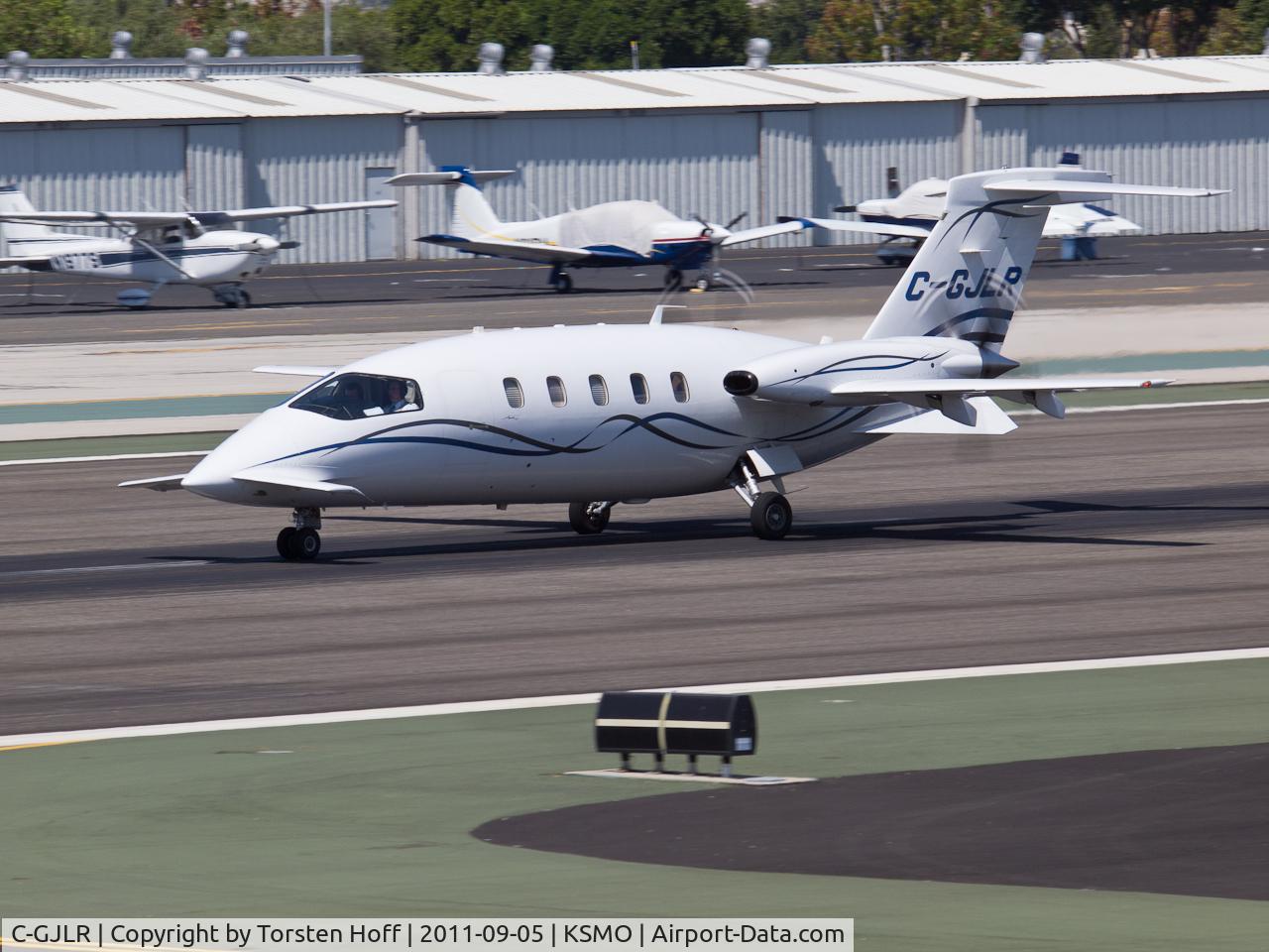 C-GJLR, 2003 Piaggio P-180 Avanti C/N 1069, C-GJLR departing from RWY 21