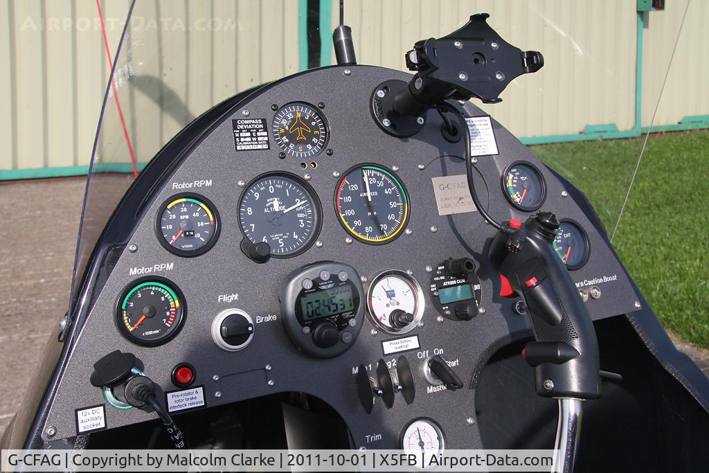 G-CFAG, 2008 Rotorsport UK MT-03 C/N RSUK/MT-03/034, Rotorsport UK MT-03 at Fishburn Airfield, UK in October 2011.