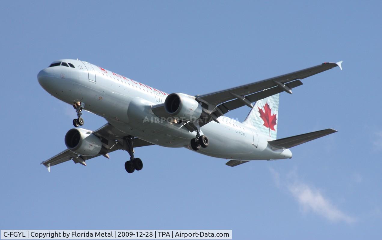 C-FGYL, 1991 Airbus A320-211 C/N 254, Air Canada A320
