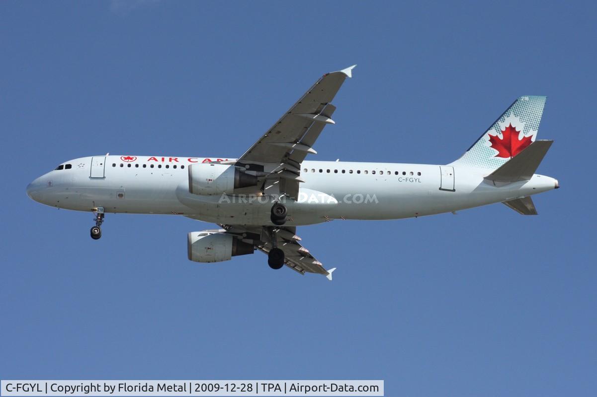 C-FGYL, 1991 Airbus A320-211 C/N 254, Air Canada A320