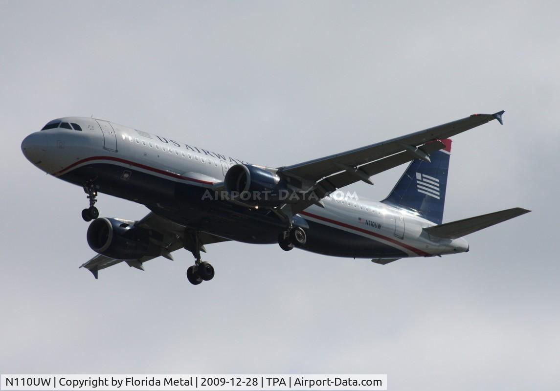 N110UW, 1999 Airbus A320-214 C/N 1112, US Airways A320