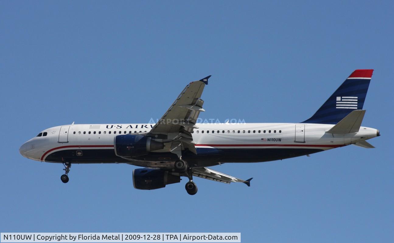 N110UW, 1999 Airbus A320-214 C/N 1112, US Airways A320