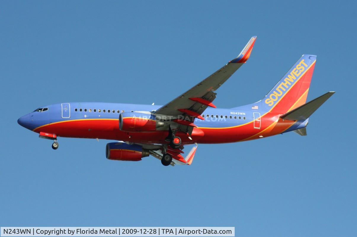 N243WN, 2006 Boeing 737-7H4 C/N 34863, Southwest 737