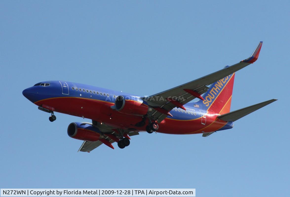 N272WN, 2007 Boeing 737-7H4 C/N 32527, Southwest 737
