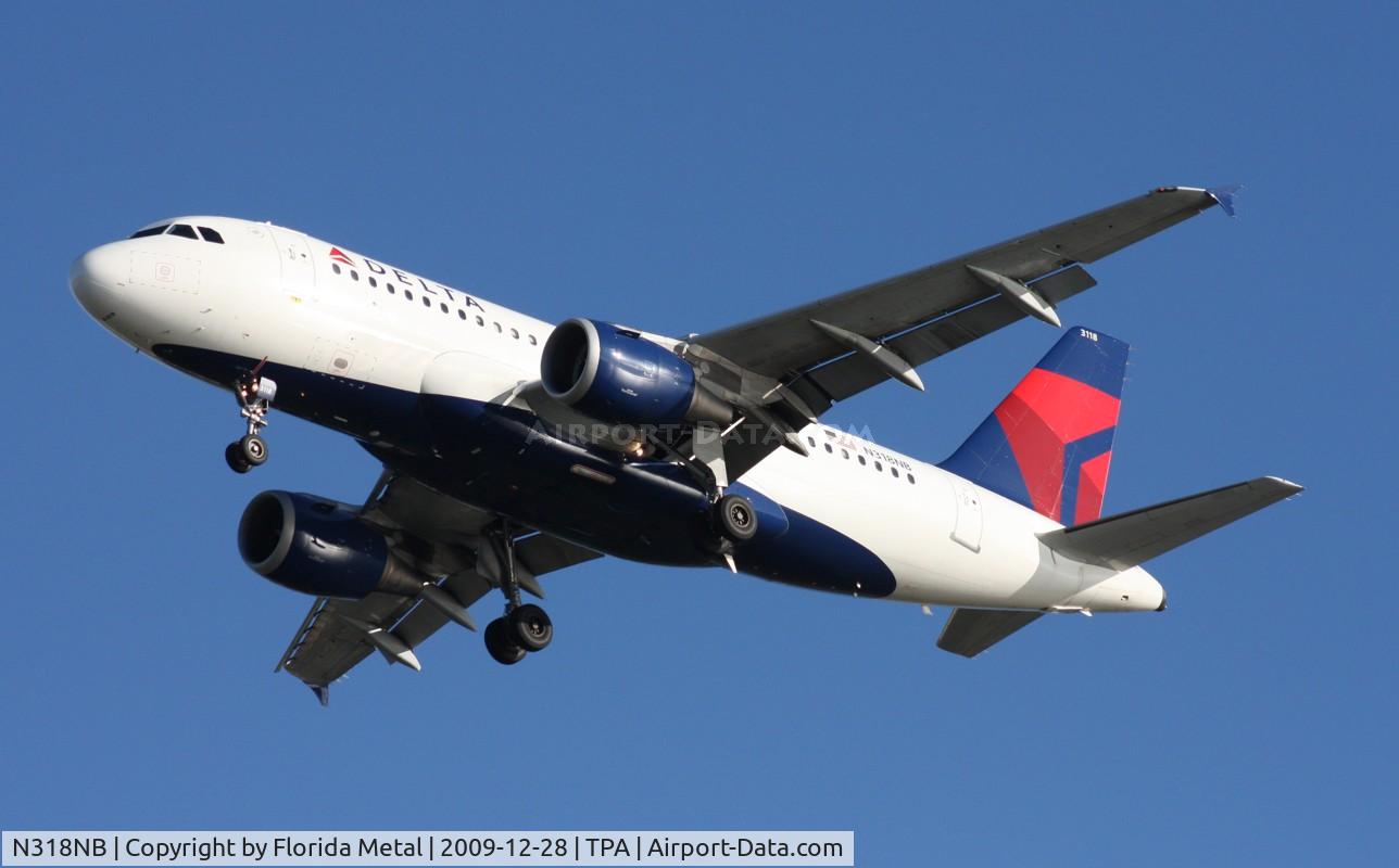 N318NB, 2000 Airbus A319-114 C/N 1325, Delta A319