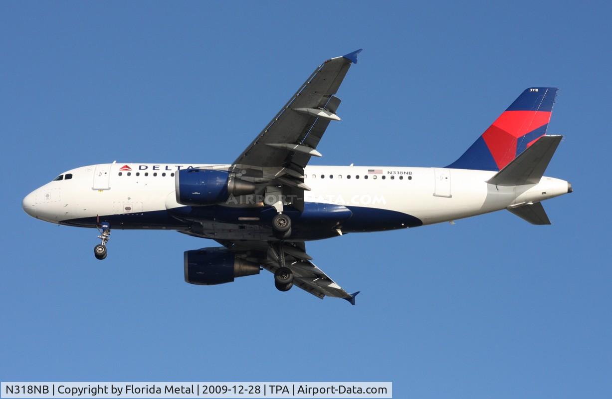 N318NB, 2000 Airbus A319-114 C/N 1325, Delta A319