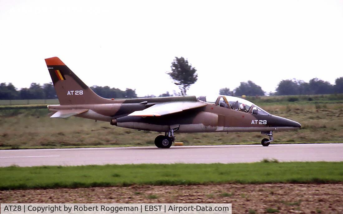 AT28, Dassault-Dornier Alpha Jet 1B C/N B28/1131, 1980's.