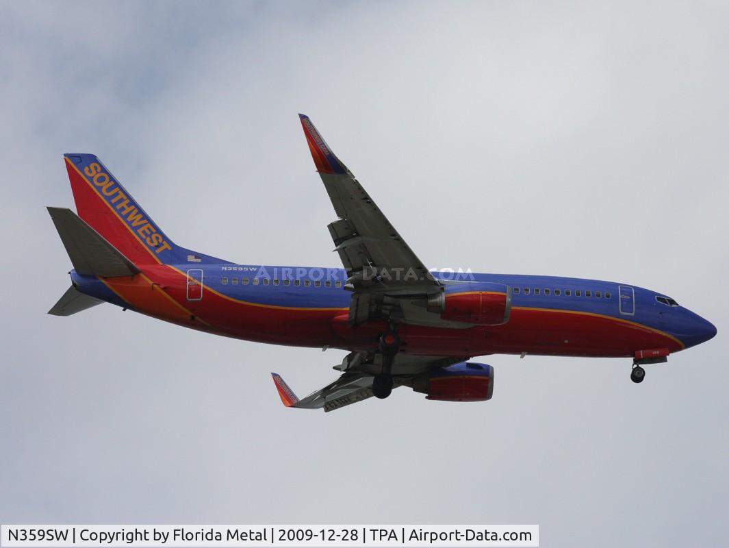 N359SW, 1992 Boeing 737-3H4 C/N 26596, Southwest 737