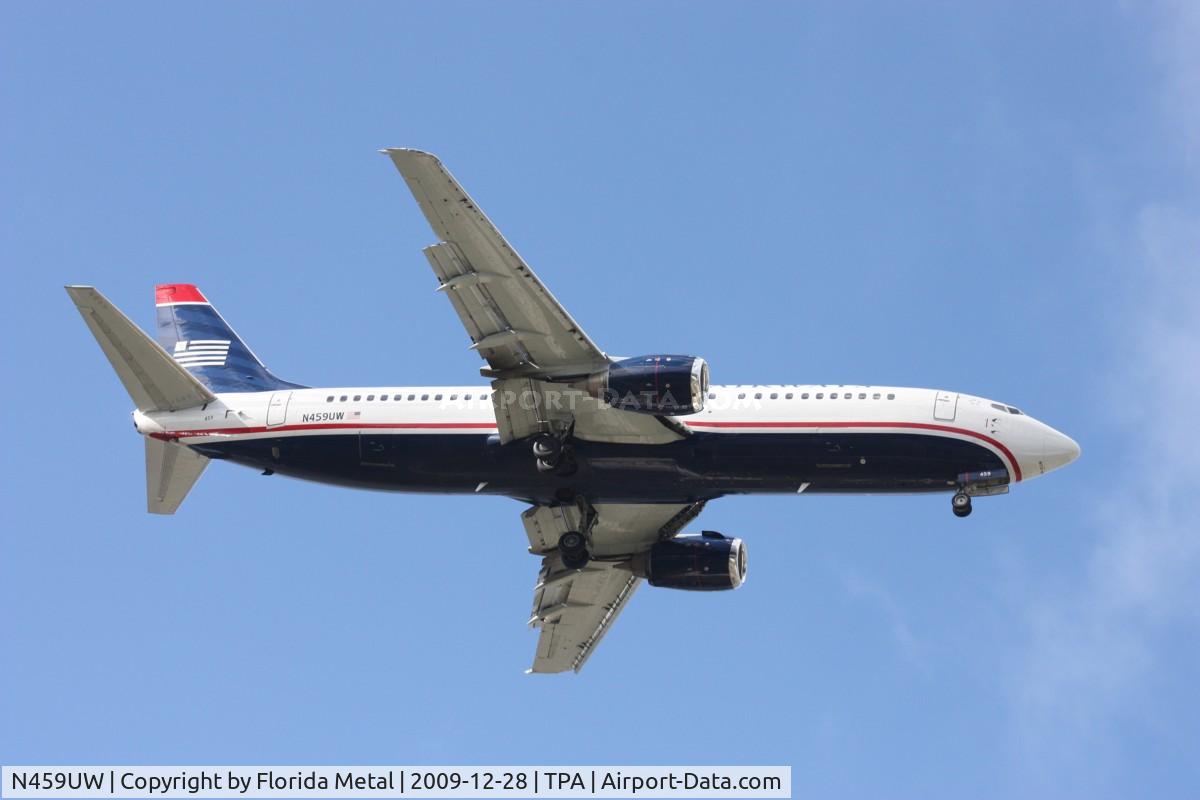 N459UW, 1991 Boeing 737-4B7 C/N 25023, US Airways 737-400