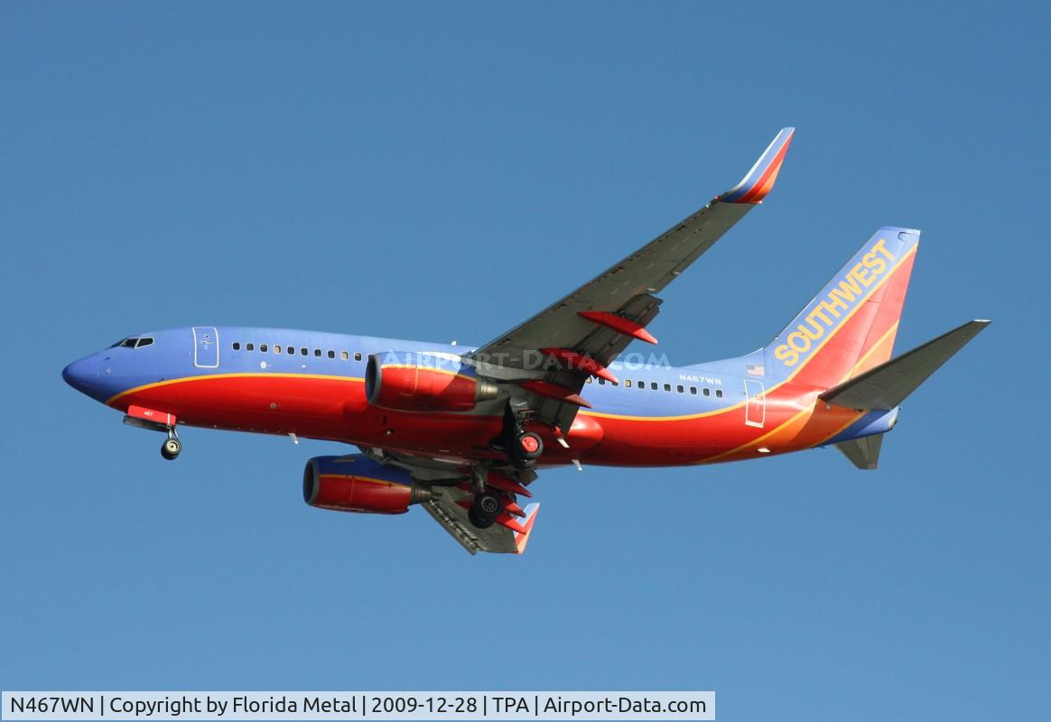 N467WN, 2004 Boeing 737-7H4 C/N 33830, Southwest 737