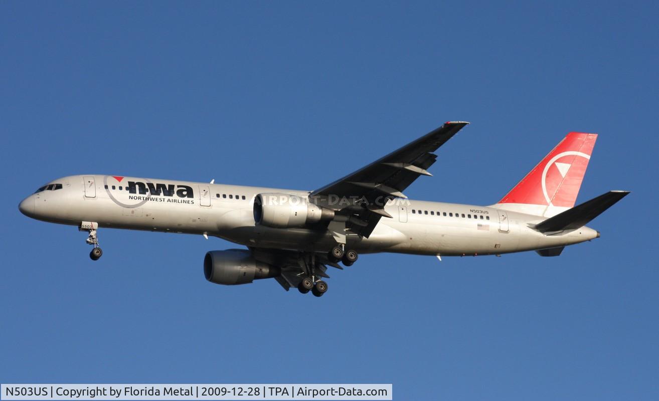 N503US, 1985 Boeing 757-251 C/N 23192, Northwest 757