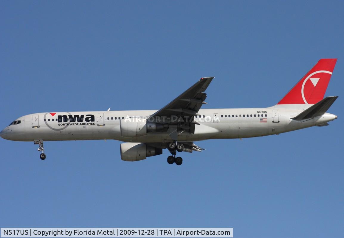 N517US, 1986 Boeing 757-251 C/N 23205, Northwest 757-200
