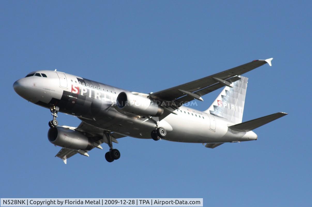 N528NK, 2007 Airbus A319-132 C/N 2983, Spirit A319