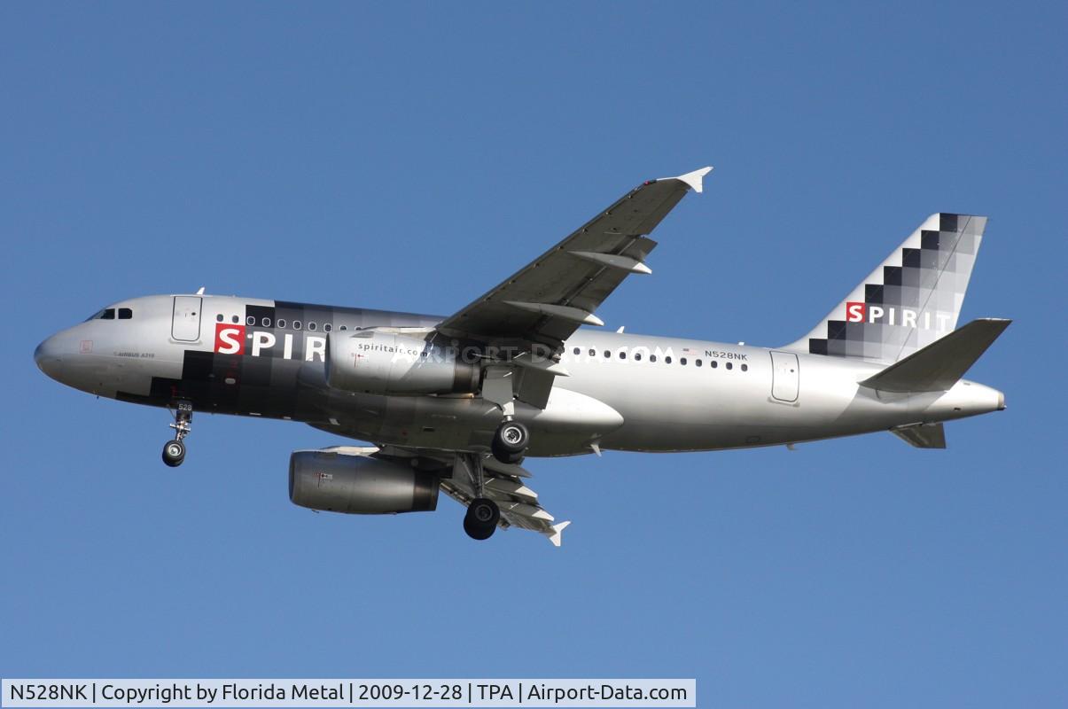 N528NK, 2007 Airbus A319-132 C/N 2983, Spirit A319