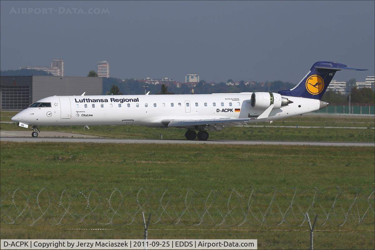 D-ACPK, 2002 Canadair CRJ-701ER (CL-600-2C10) Regional Jet C/N 10063, Canadair RJ700
