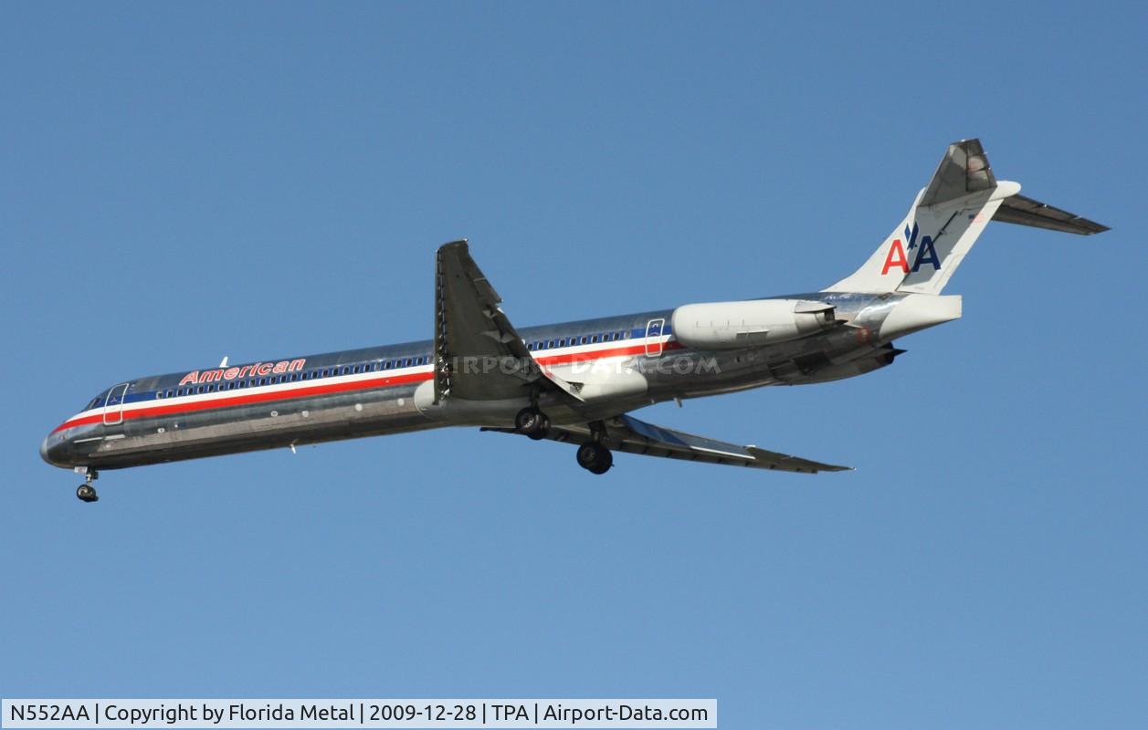 N552AA, 1991 McDonnell Douglas MD-82 (DC-9-82) C/N 53034, American MD-82