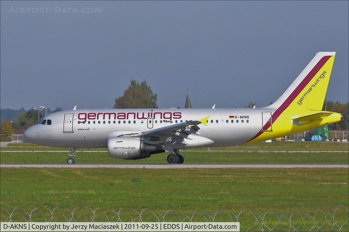 D-AKNS, 2000 Airbus A319-112 C/N 1277, Airbus A319-112
