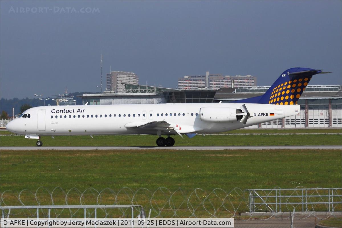 D-AFKE, 1995 Fokker 100 (F-28-0100) C/N 11505, Fokker 100 (F28-0100),