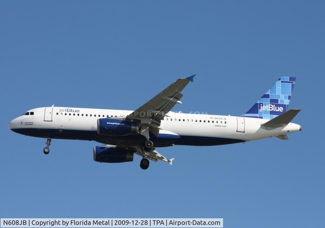 N608JB, 2005 Airbus A320-232 C/N 2415, 