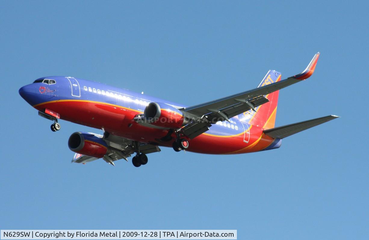 N629SW, 1996 Boeing 737-3H4 C/N 27704, Southwest 737