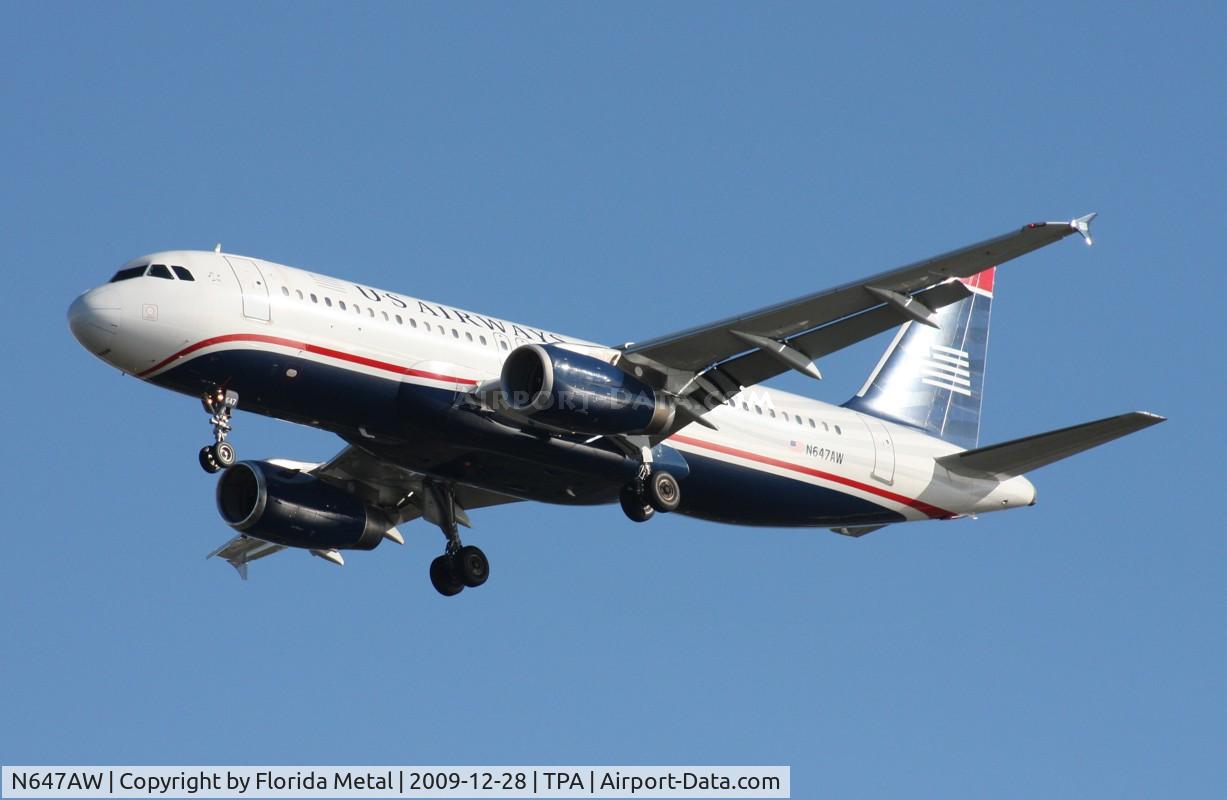 N647AW, 1997 Airbus A320-232 C/N 762, US Airways A320