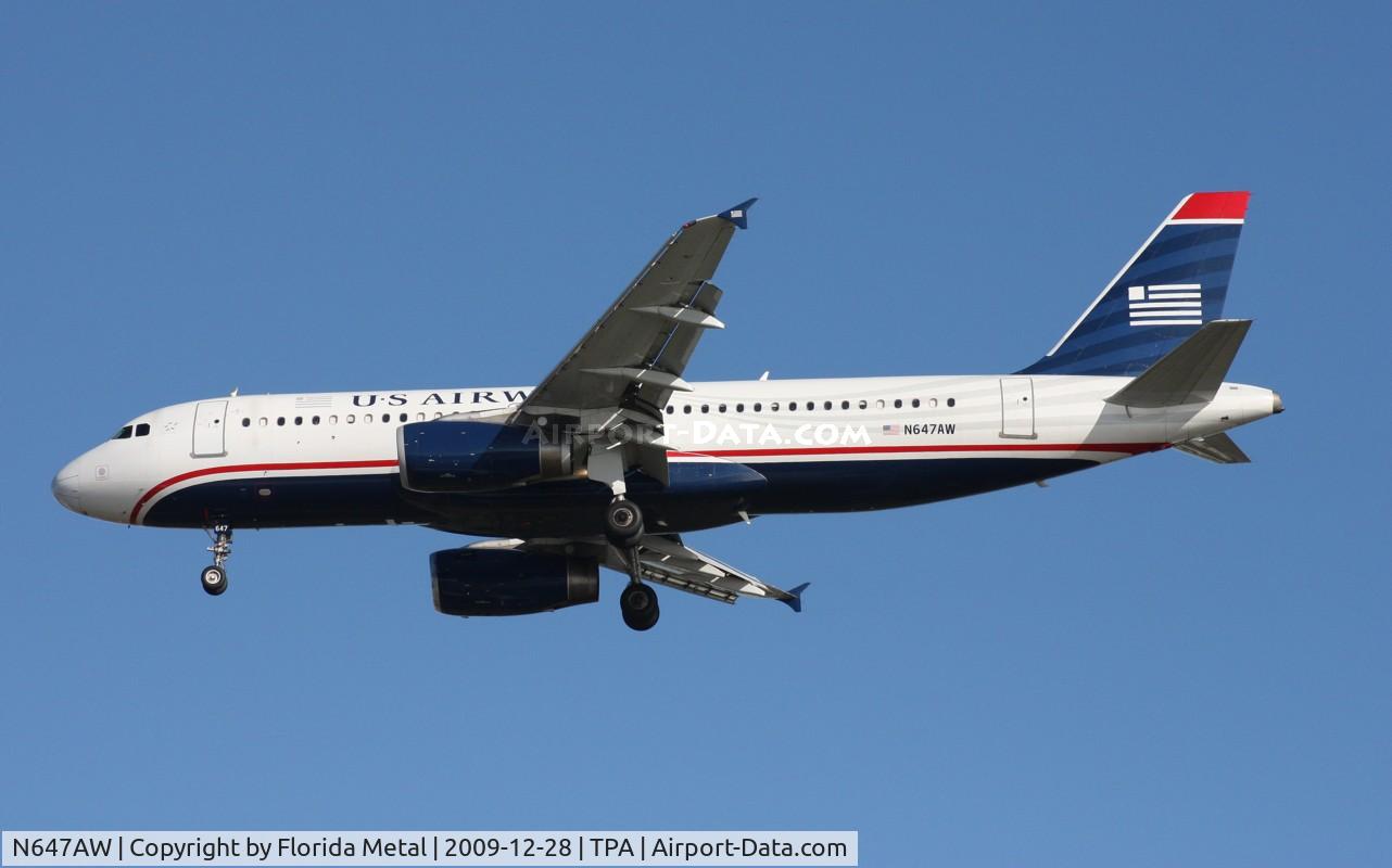 N647AW, 1997 Airbus A320-232 C/N 762, US Airways A320