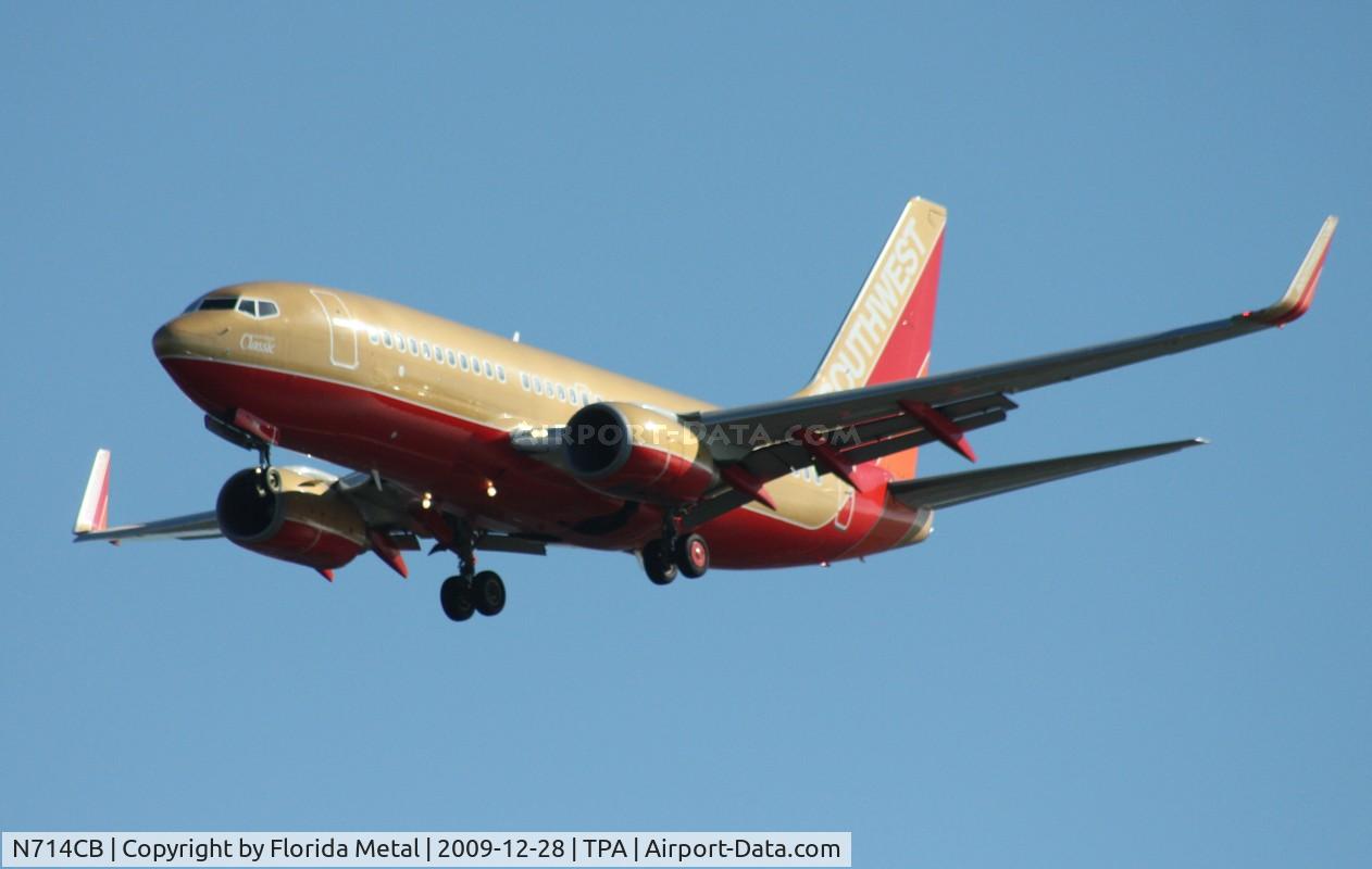 N714CB, 1998 Boeing 737-7H4 C/N 27848, Southwest 737