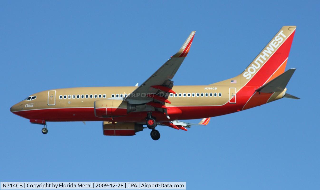 N714CB, 1998 Boeing 737-7H4 C/N 27848, Southwest 737