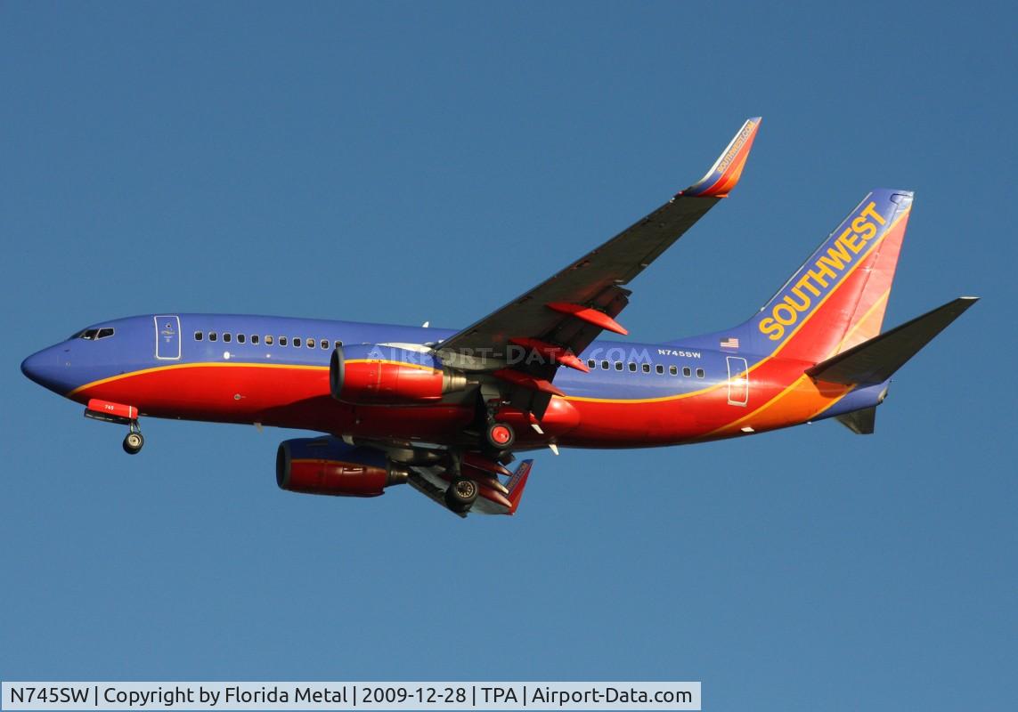 N745SW, 1999 Boeing 737-7H4 C/N 29491, Southwest 737