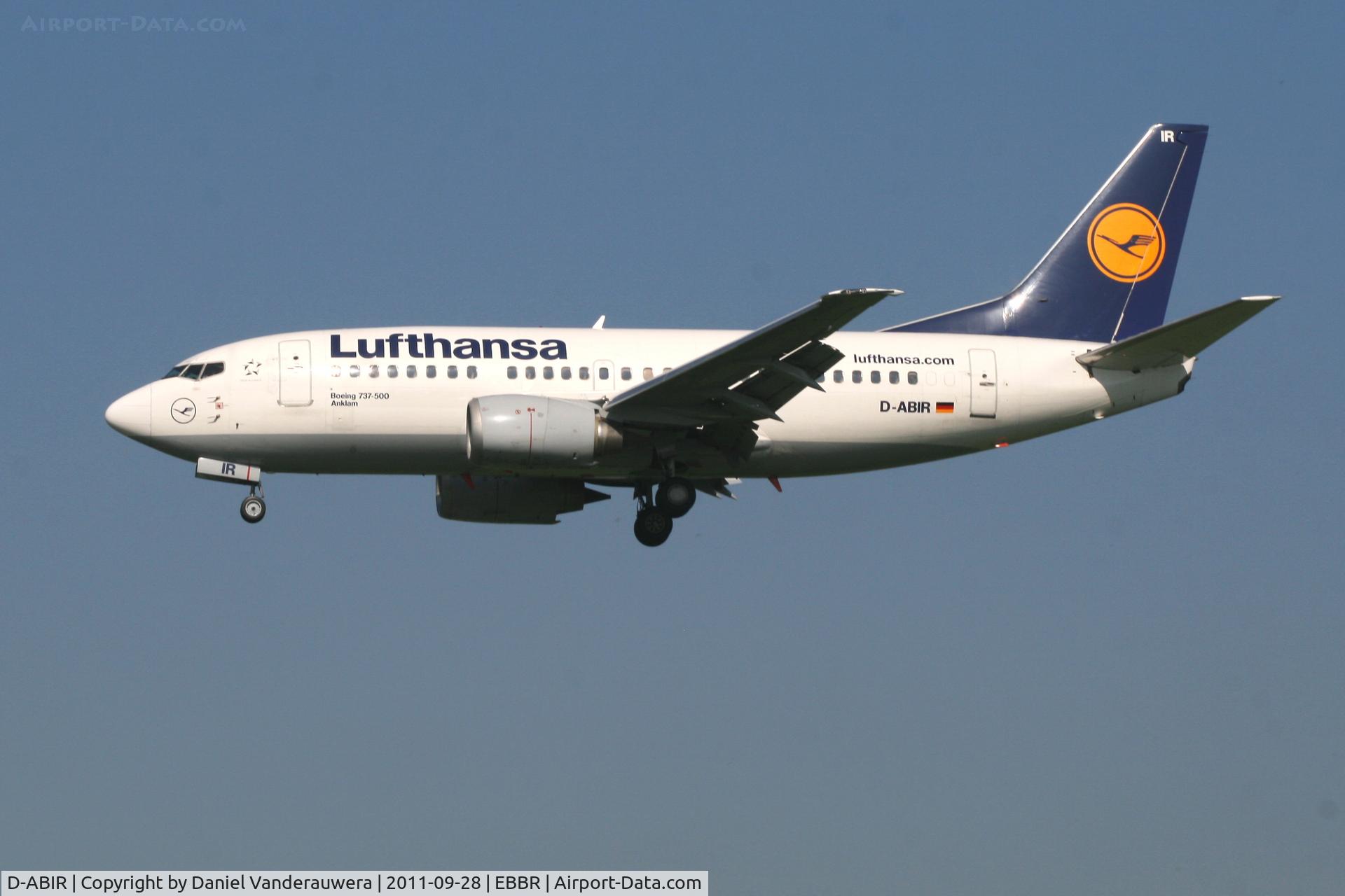 D-ABIR, 1991 Boeing 737-530 C/N 24941, Arrival of flight LH1010 to RWY 25L