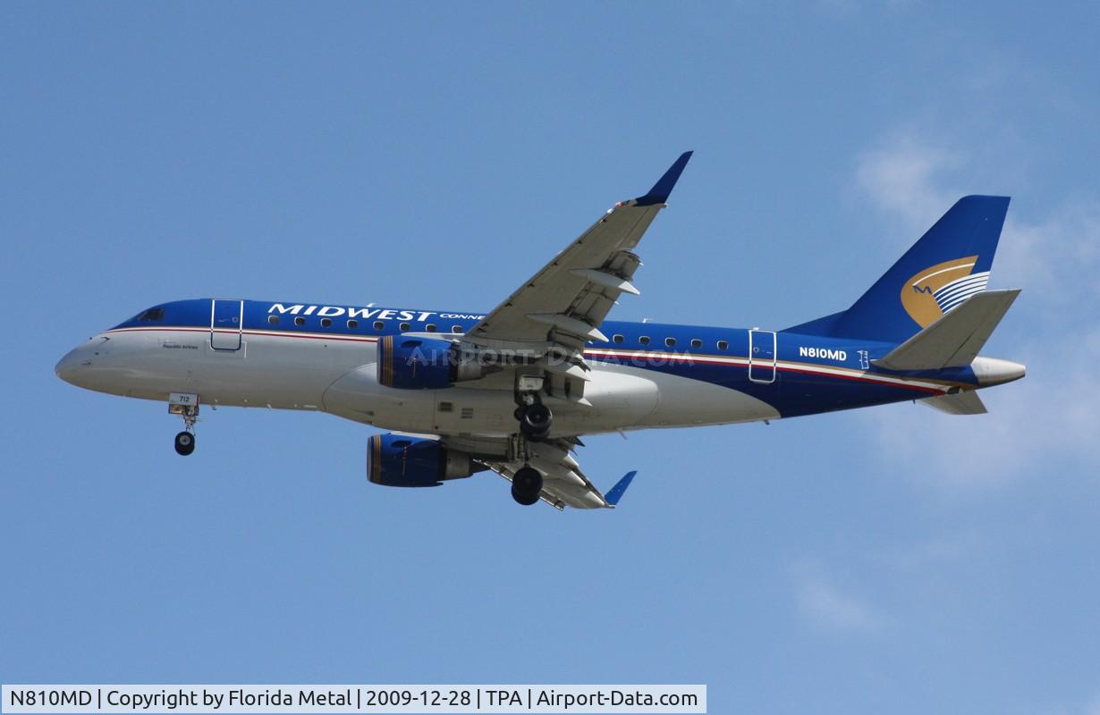 N810MD, 2004 Embraer 170SU (ERJ-170-100SU) C/N 17000026, Midwest E170
