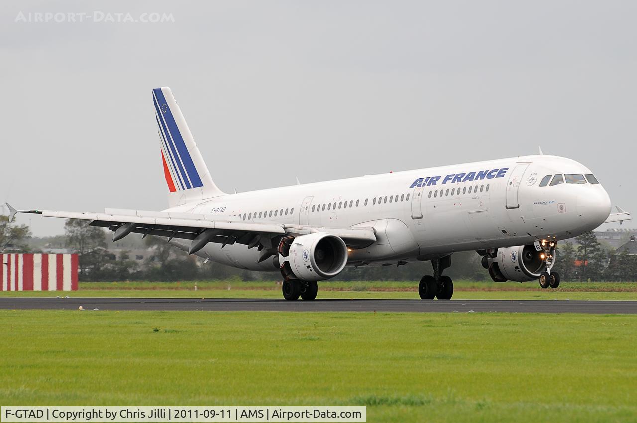 F-GTAD, 1998 Airbus A321-211 C/N 0777, Air France