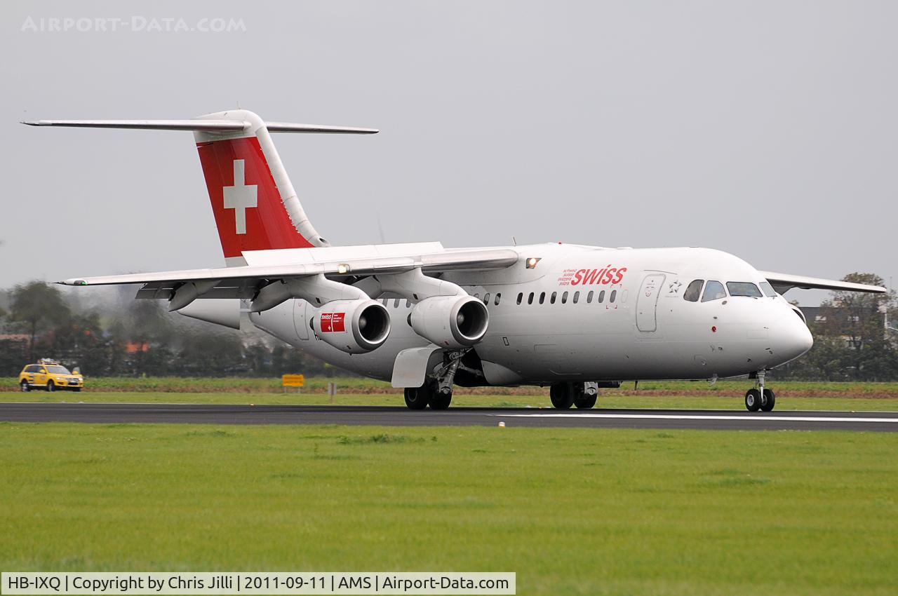 HB-IXQ, 1996 British Aerospace Avro 146-RJ100 C/N E3282, Swiss