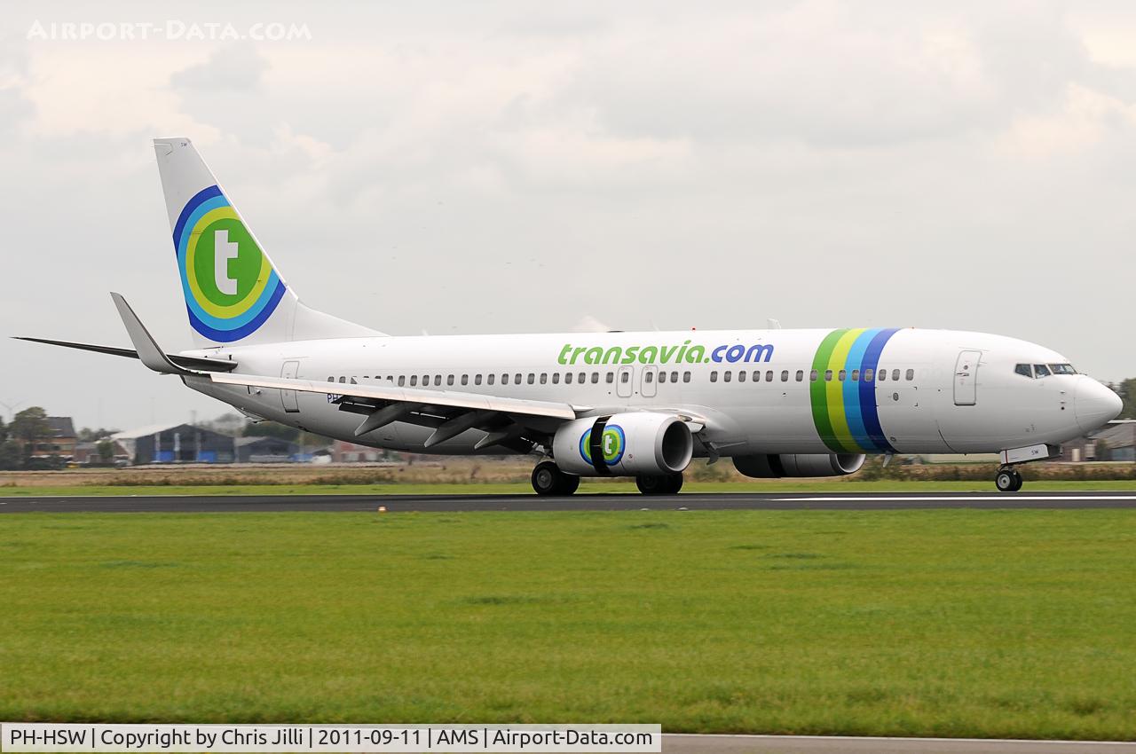PH-HSW, 2009 Boeing 737-8K2 C/N 37160, Transavia