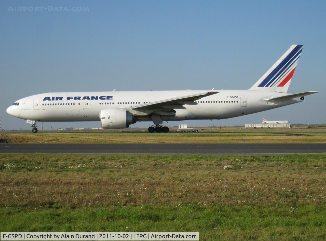 F-GSPD, 1998 Boeing 777-228/ER C/N 29005, L/N 187